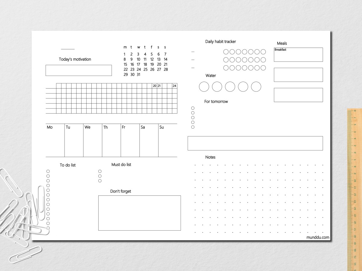 DAILY PLANNER (PN001)