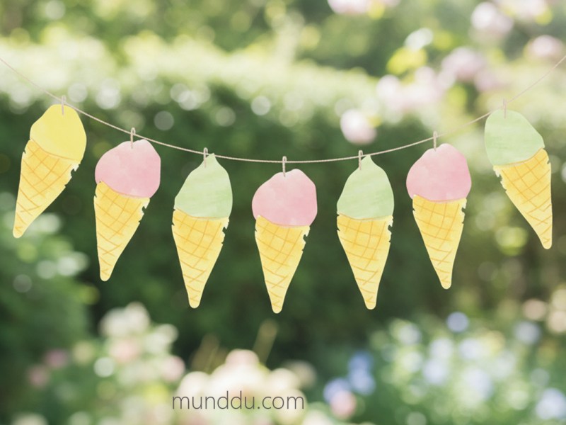 Ice Cream Garland&nbsp;(GR001)