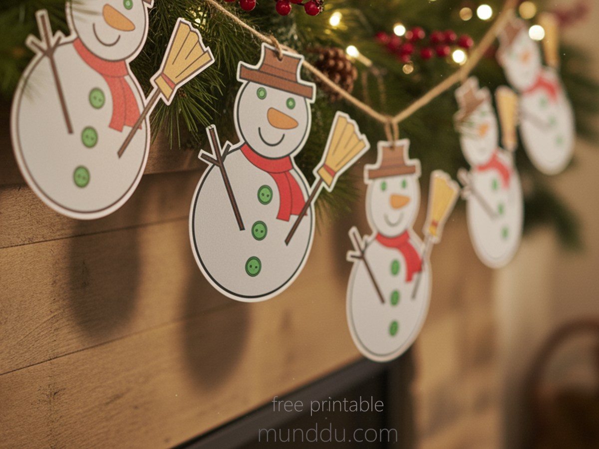 Snowman Garland (GR003)