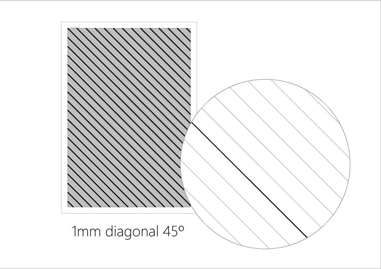 free printable dowloadable grid graph paper 1mm diagonal lined paper 45º