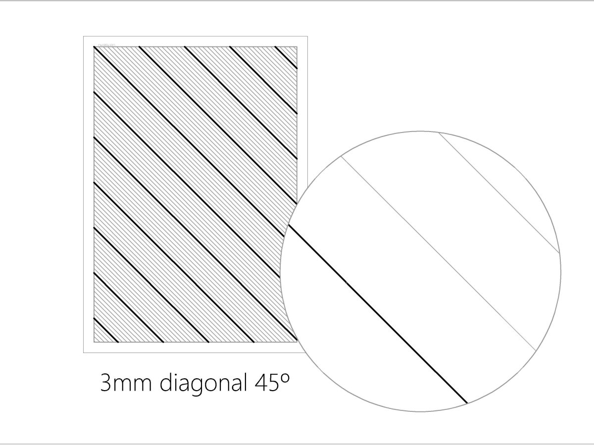 3 mm digonal lined paper&nbsp;45º(PT038)