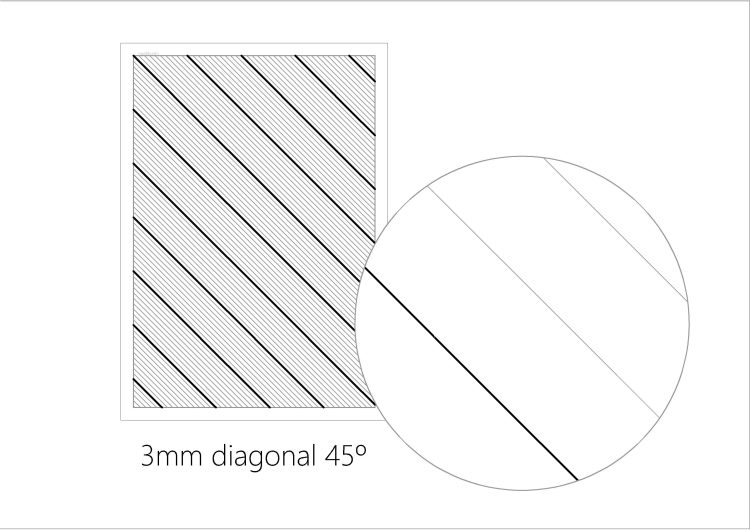 free printable dowloadable grid graph paper 3mm diagonal lined paper 45º