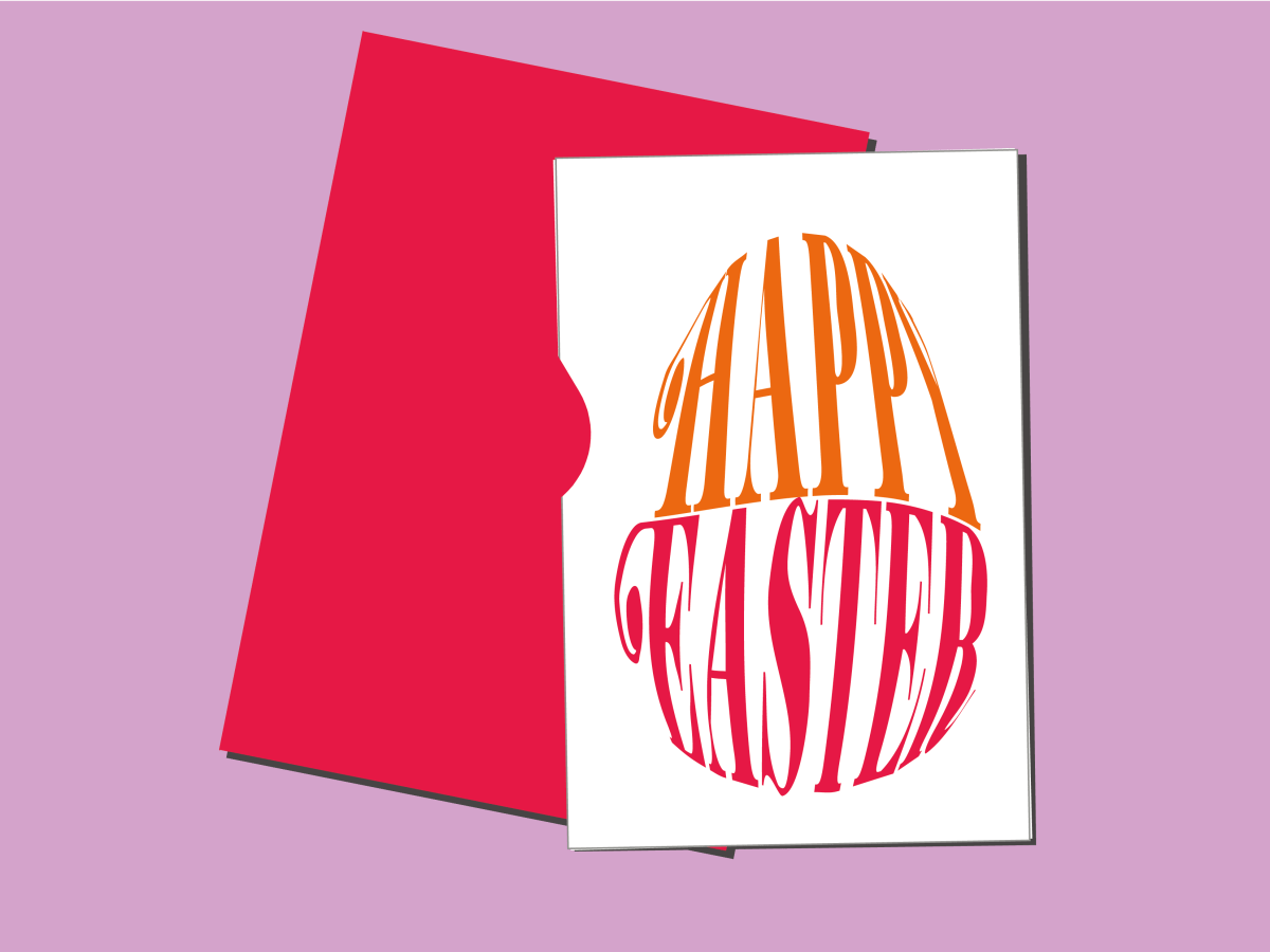 Easter greeting card HAPPY EASTER!&nbsp;(CA015)