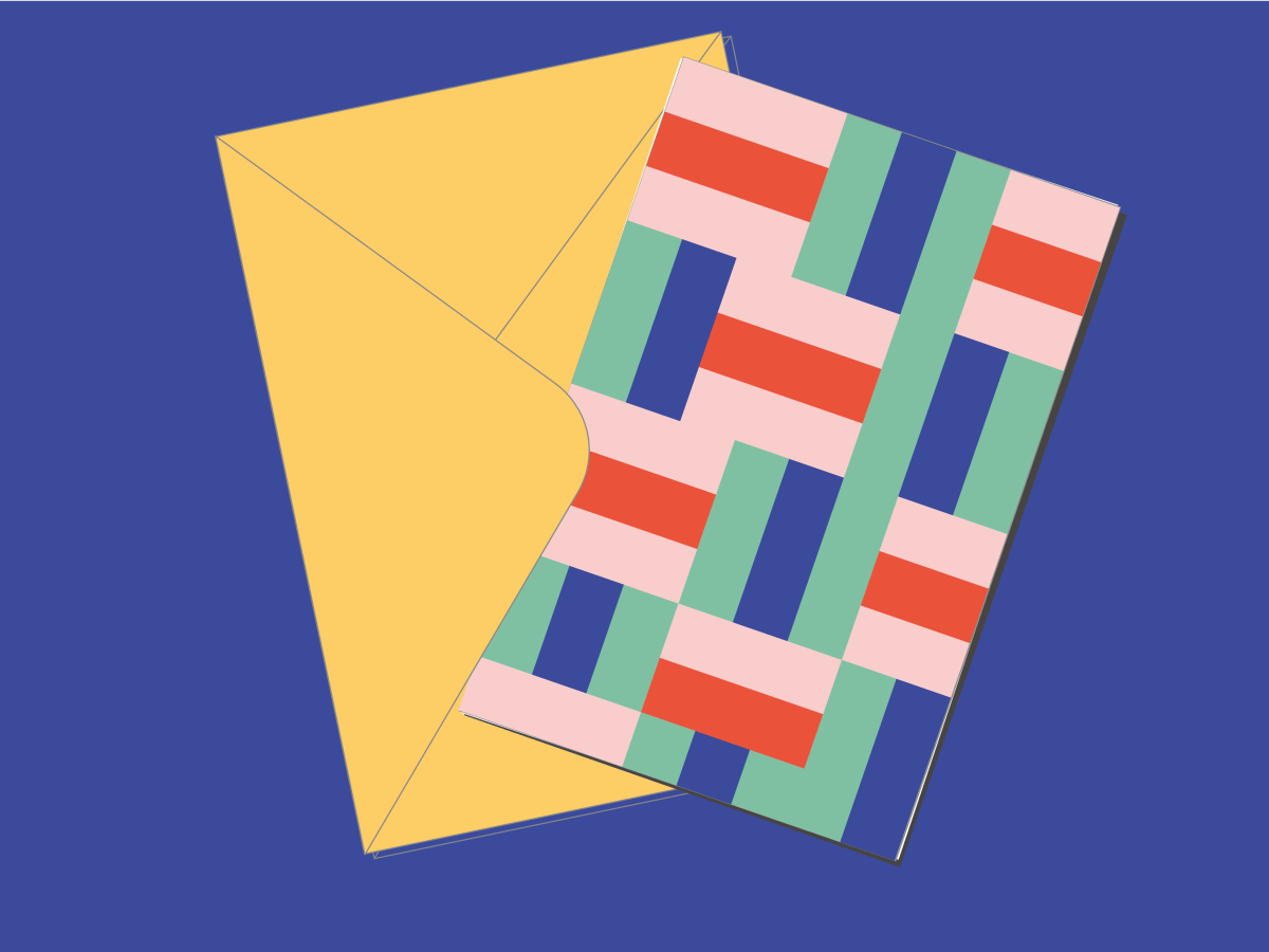 Geometrical greeting card&nbsp;(CA019)