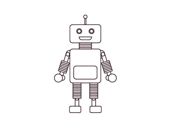 Robot Coloring page&nbsp;(CP002)