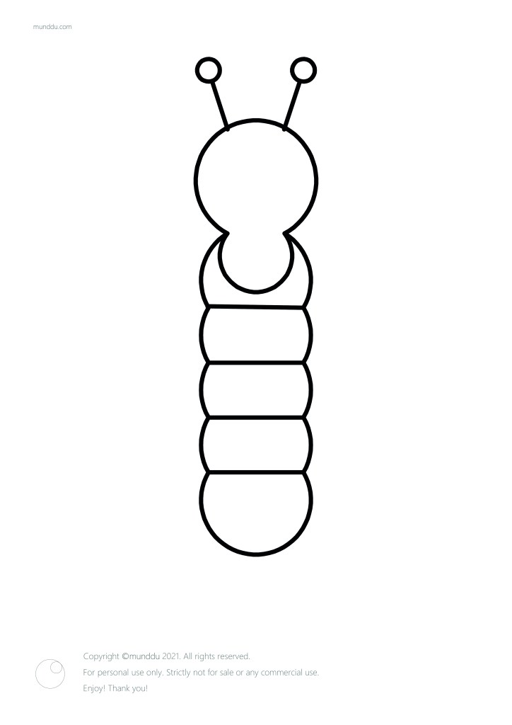 Free printable coloring page bugs