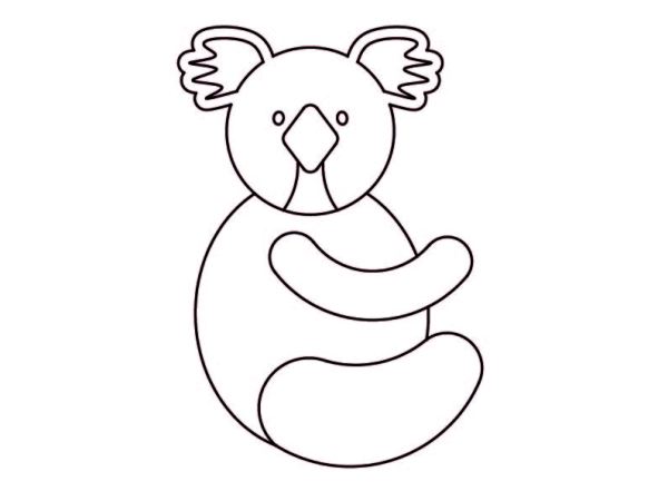 Wild animal Coloring page KOALA&nbsp;(CP011)