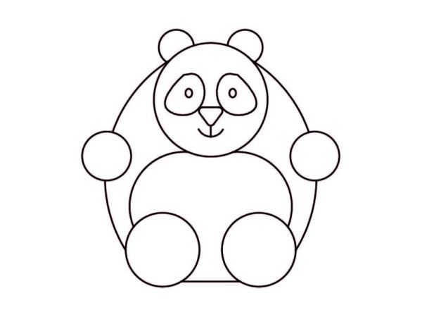 Wild animal Coloring page PANDA&nbsp;(CP012)
