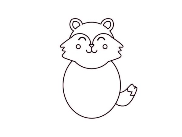 Woodland animal Coloring page FOX&nbsp;(CP019)