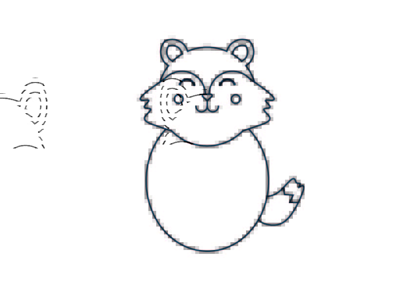 Free printable coloring page woodland animals Fox