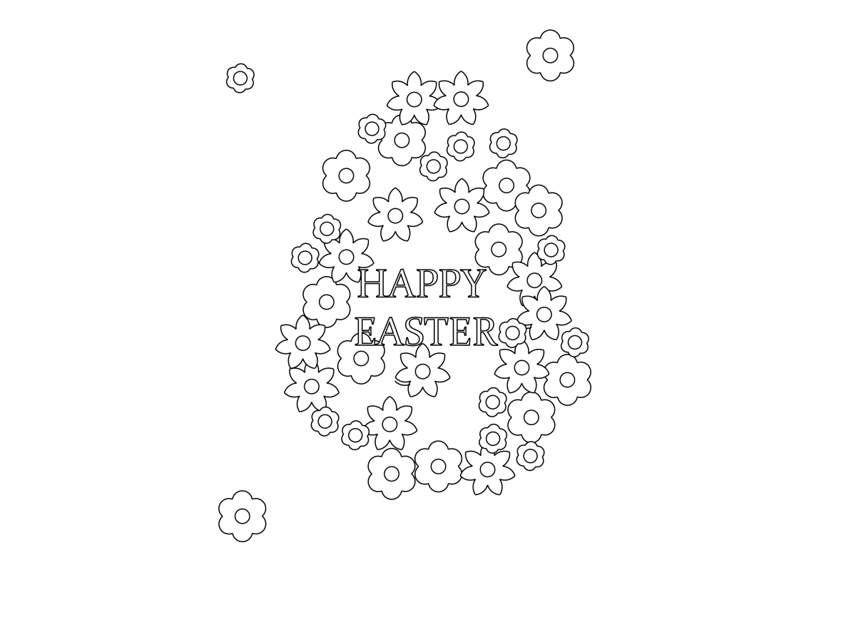 Easter Coloring page&nbsp;(CP021)