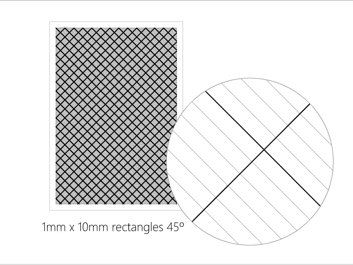 1mm x 10mm rectangled paper 45º&nbsp;(PT046)