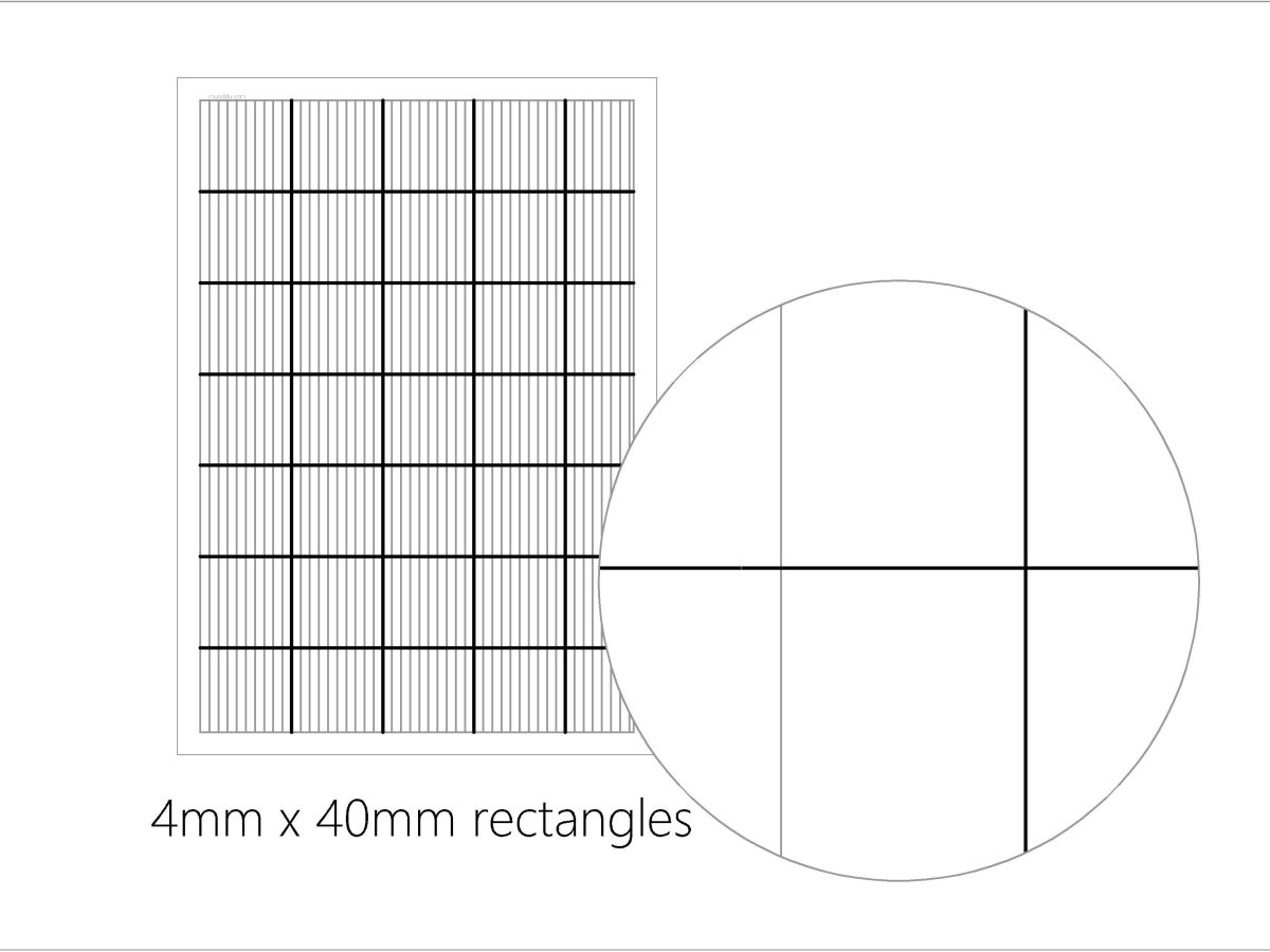 4mm x 40mm rectangled paper&nbsp;(PT044)