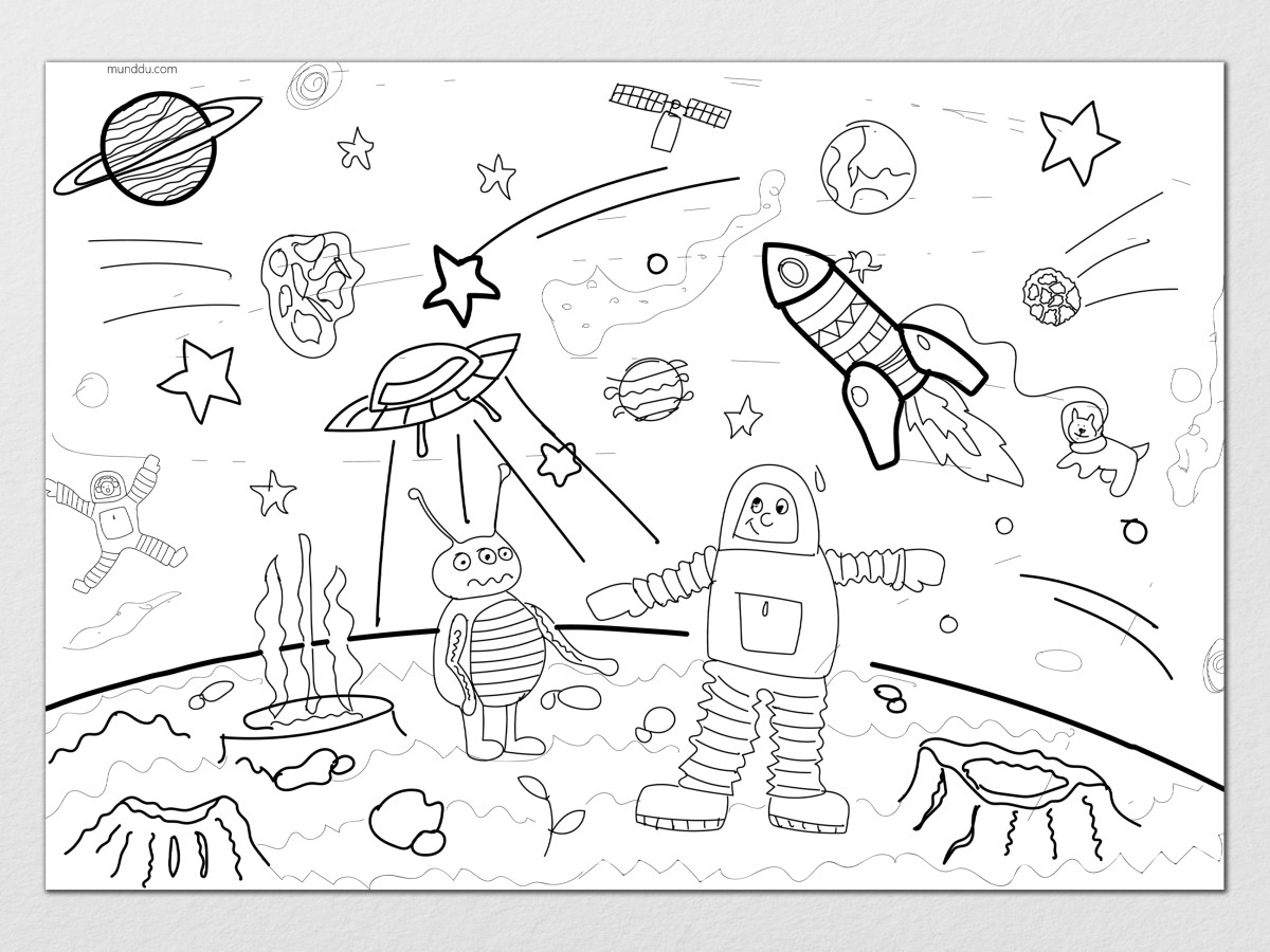 SPACE kids placemat&nbsp;(PLk001)