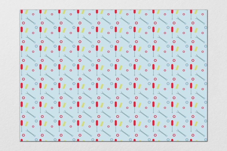 free printable kids placemat robot