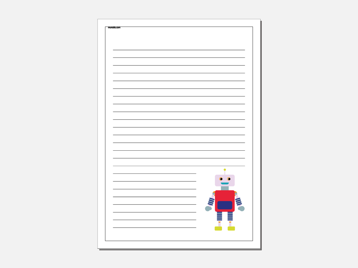 ROBOT striped sheet&nbsp;(STk002)