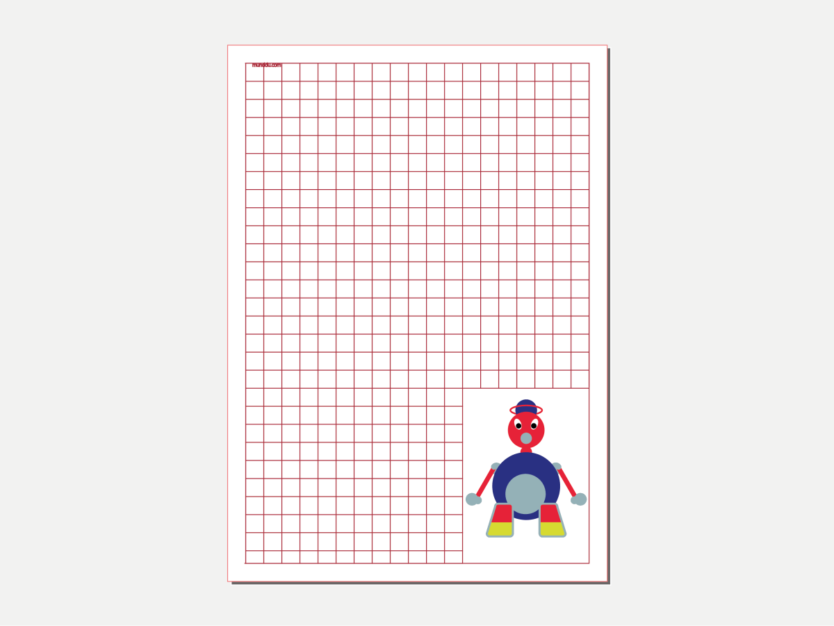 ROBOT rectangled sheet&nbsp;(STk003)