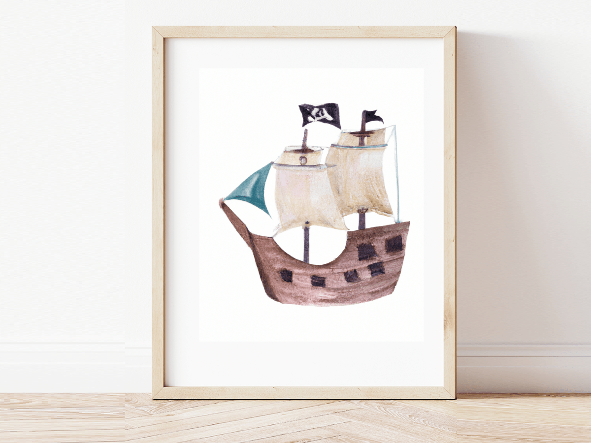 PIRATE wall art&nbsp;(WAk003)