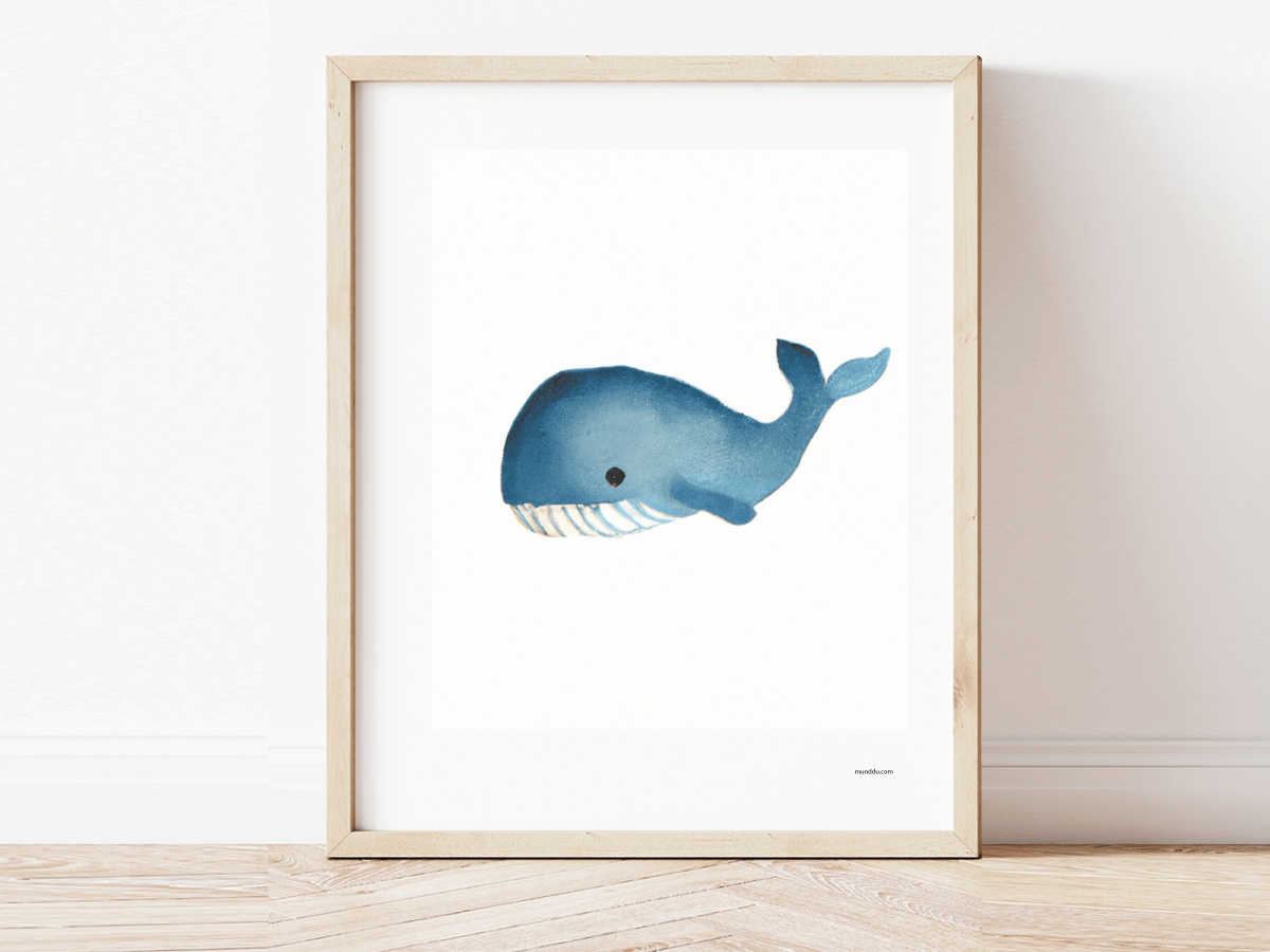 WHALE wall art&nbsp;(WAk004)