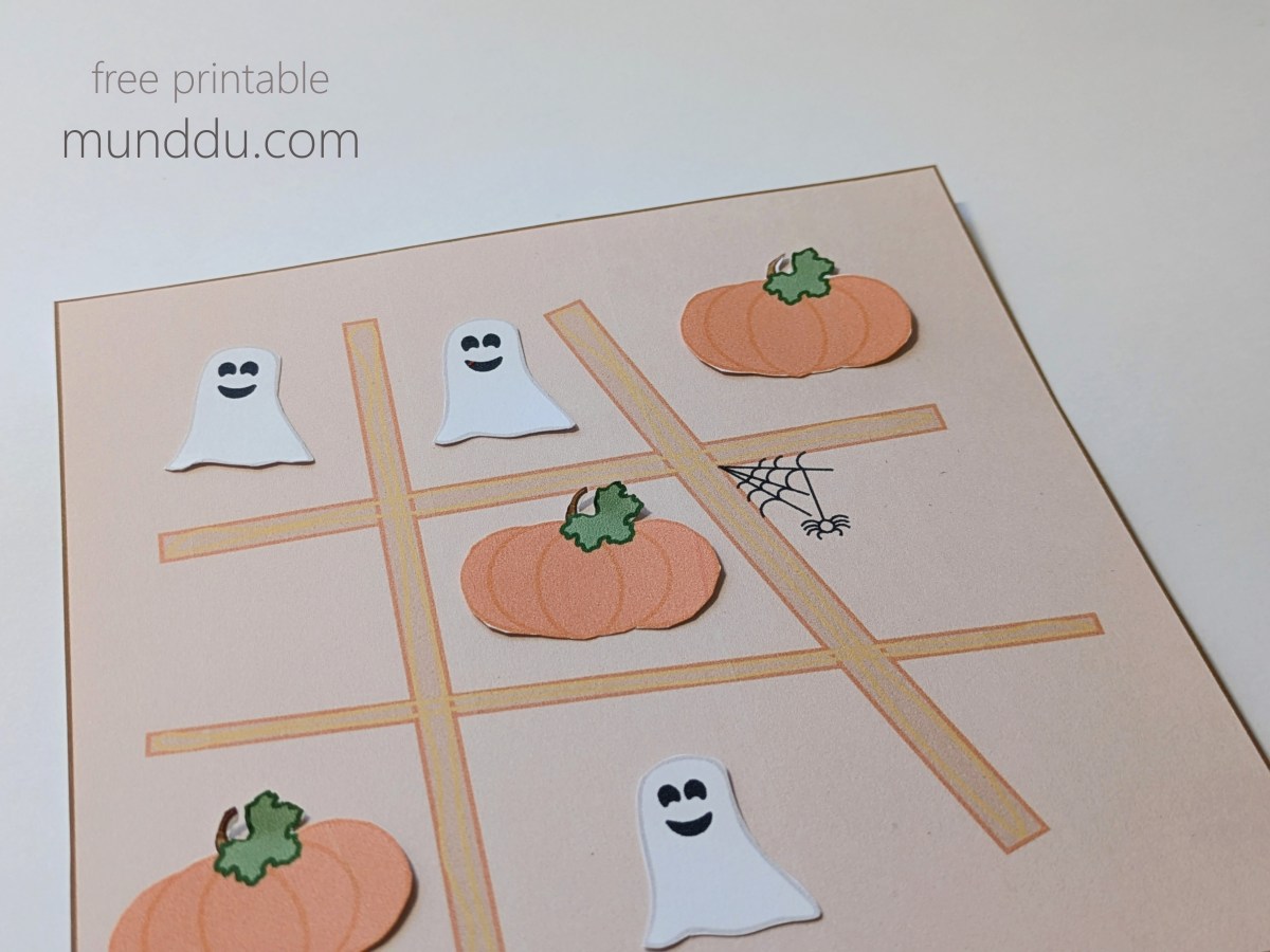HALLOWEEN TIC TAC TOE&nbsp;(GA014)