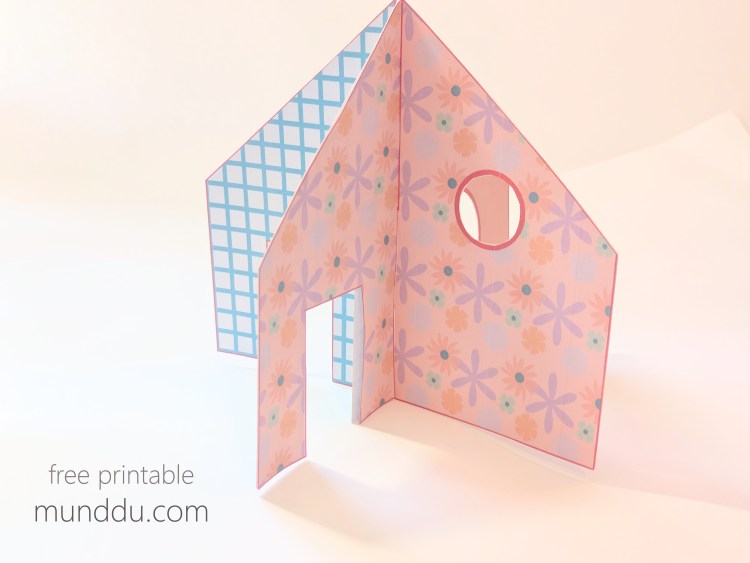 Simple paper house
